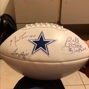 Robert Newhouse, Tony Hill, B. DuPree Signed Ball